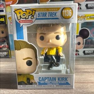 Funko Pop! Star Trek Captain Kirk in Yellow and Black
